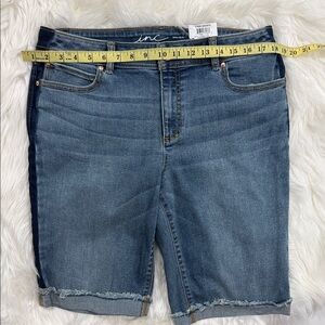 INC Denim Bermuda Shorts - Medium Blue